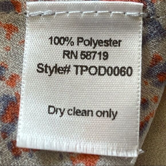 Prose and Poetry Asymmetrical Chiffon Ruffle Floral Spaghetti Strap Dress - Picture 3 of 16